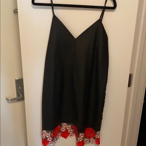 Zara faux leather dress